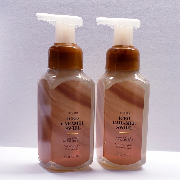 Bath & Body Works ICED CARAMEL SWIRL Gentle & Clean Foaming Hand Soap (2 pack) - Picture 1 of 3